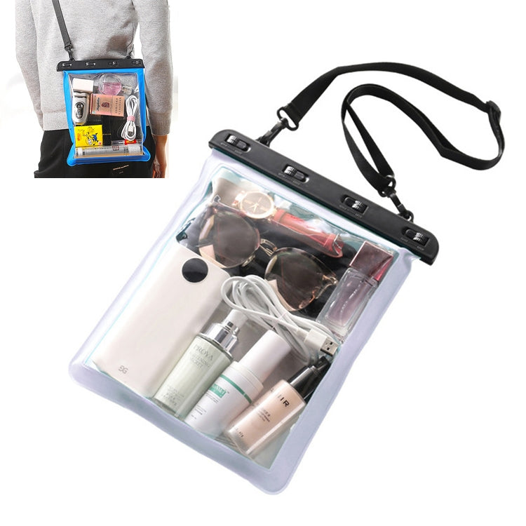 Bolsa Impermeável Transparente de Ombro Único Multifuncional para Telefone Móvel e Objetos Pequenos, para Uso ao Ar Livre
