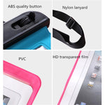 Bolsa Impermeável Transparente de Ombro Único Multifuncional para Telefone Móvel e Objetos Pequenos, para Uso ao Ar Livre