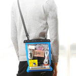 Bolsa Impermeável Transparente de Ombro Único Multifuncional para Telefone Móvel e Objetos Pequenos, para Uso ao Ar Livre