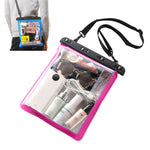 Bolsa Impermeável Transparente de Ombro Único Multifuncional para Telefone Móvel e Objetos Pequenos, para Uso ao Ar Livre