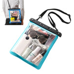 Bolsa Impermeável Transparente de Ombro Único Multifuncional para Telefone Móvel e Objetos Pequenos, para Uso ao Ar Livre