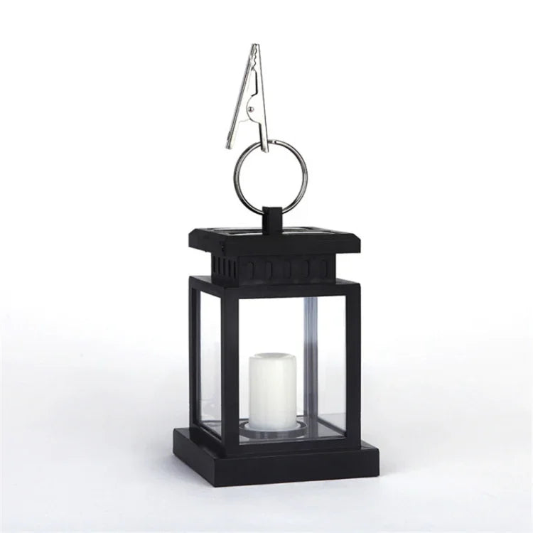 Luz de Vela Solar Retro Impermeável para Jardim LED, Vela