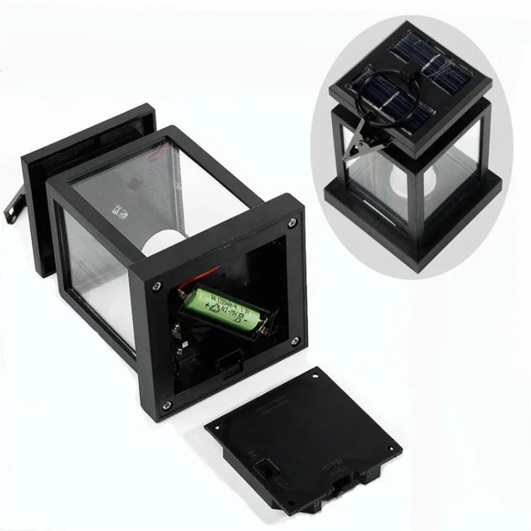Luz de Vela Solar Retro Impermeável para Jardim LED, Vela