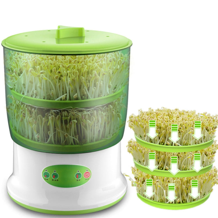 Máquina Inteligente de Germinação de Feijão Doméstica Capacidade Grande com Termostato Sementes Verdes Crescimento Automático de Brotos, Máquina Inteligente de Germinação de Feijão