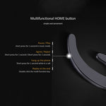 Auricular Bluetooth ET Sem Fios com Gancho para Orelha Resistente à Água Redução de Ruído com Microfone para Android iPhone