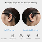 Auricular Bluetooth ET Sem Fios com Gancho para Orelha Resistente à Água Redução de Ruído com Microfone para Android iPhone