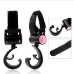 2 PCS/LOTE Acessórios para Carrinho de Bebé, Gancho Multifuncional para Carrinho de Bebé, Gancho de Plástico Preto, Gancho de Plástico (Rosa), Gancho de Plástico (Amarelo)