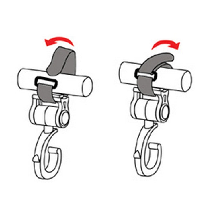 2 PCS/LOTE Acessórios para Carrinho de Bebé, Gancho Multifuncional para Carrinho de Bebé, Gancho de Plástico Preto, Gancho de Plástico (Rosa), Gancho de Plástico (Amarelo)