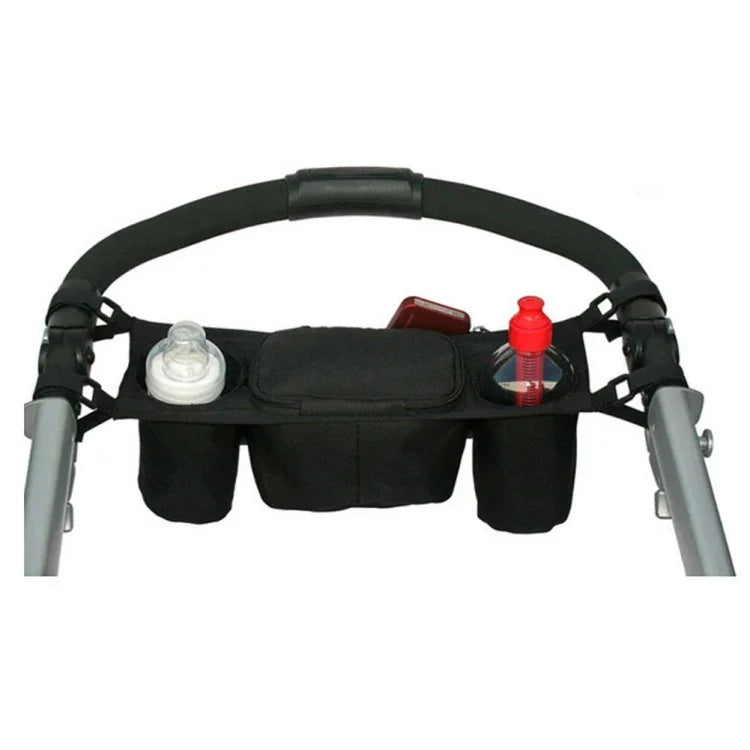 Organizador para Carrinho de Bebé, Suporte para Garrafa e Copo para Carrinho de Criança, Acessórios para Carrinho de Bebé