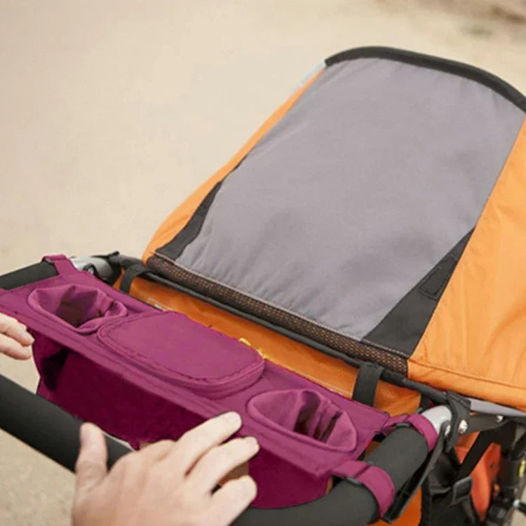Organizador para Carrinho de Bebé, Suporte para Garrafa e Copo para Carrinho de Criança, Acessórios para Carrinho de Bebé