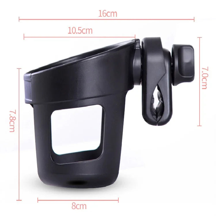Acessórios para Carrinho de Bebé Suporte para Copos para Crianças, Triciclo, Bicicleta, Carrinho, Guarda-chuva, Suporte para Garrafa de Água, 16×10.5×11.5cm
