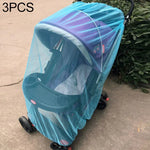 3 PCS Rede Protetora Contra Mosquitos para Carrinho de Bebé de 150cm, Malha de Proteção Segura para Bebés, Acessórios para Carrinho, Rede Anti-mosquitos