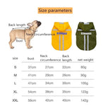 Impermeável para Animais de Estimação com Capuz e Faixa Reflectora Dobrável, Roupa para Cão, S, M, L, XL, XXL