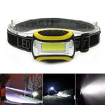 Lanterna de Cabeça Exterior COB LED com 3 Modos para Bicicleta e Pesca