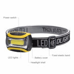 Lanterna de Cabeça Exterior COB LED com 3 Modos para Bicicleta e Pesca