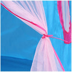 Tenda de Jogo Dobrável para Crianças, Casa Yurt, 120x110x110cm Azul, 120x110x110cm Rosa