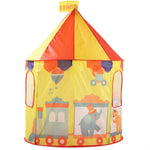 Tenda de Jogo Dobrável para Crianças em Forma de Casa Yurt, 100x100x135cm Circo