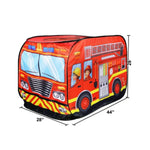Tenda de Brinquedo para Crianças, Caminhão de Bombeiros, Carro de Polícia, Autocarro Escolar, Casa de Jogo, Caminhão de Gelados