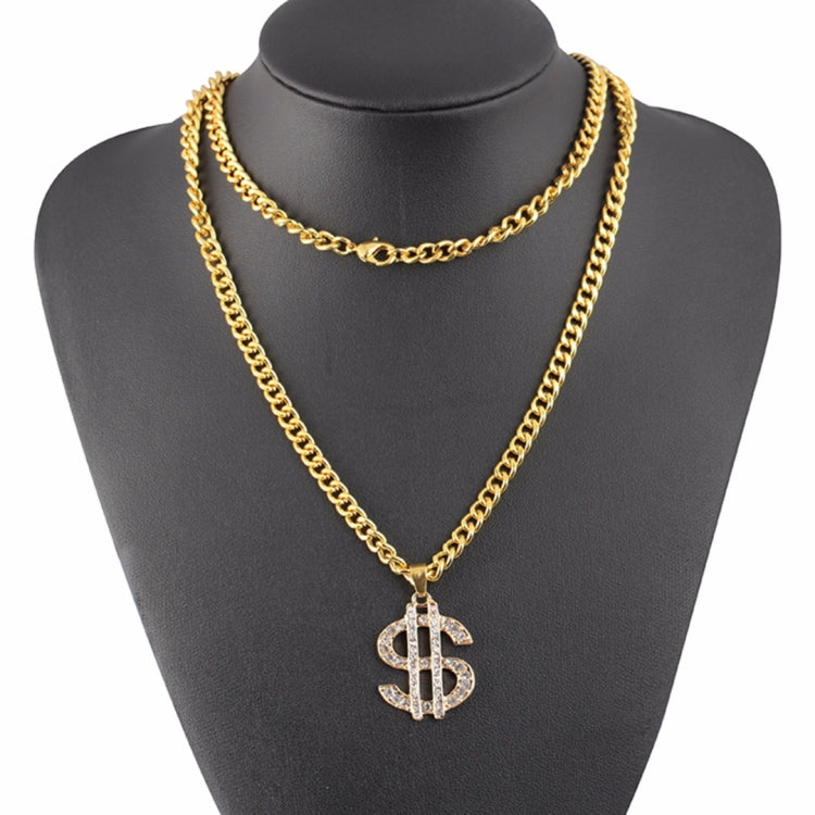 Colar Hip-Hop em Forma de S Corrente para Camisola