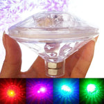 Luz de Banho Fashion Show IP67 Impermeável Subaquática LED RGB com 7 Modos de Mudança de Cor