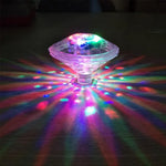 Luz de Banho Fashion Show IP67 Impermeável Subaquática LED RGB com 7 Modos de Mudança de Cor