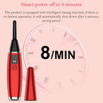 Curvador Elétrico de Pestanas, Ferramenta de Beleza Recarregável, 380mAh (Vermelho), 380mAh (Branco)