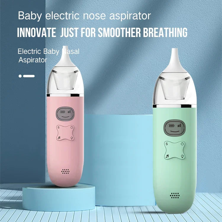 Aspirador Nasal Musical para Bebé, Limpador Elétrico de Muco para Recém-nascidos