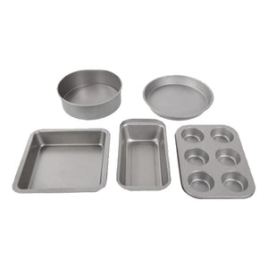 5 in 1 Cake Mould Pizza Bakeware Home Pastry Biscuit Bread Baking Tool Set, 5 in 1