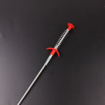 Escova de Arame Metálico Manual para Limpeza de Pia de Cozinha, Dispositivo para Desentupir Esgoto, 60cm