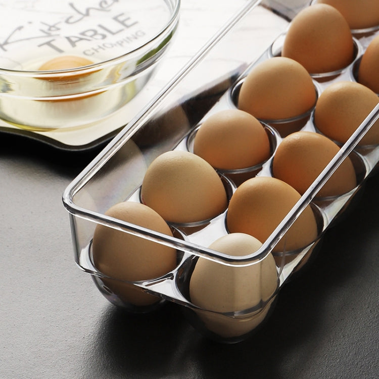 Caixa de Armazenamento para Frigorífico de Cozinha com Tampa Caixa de Armazenamento de Ovos, 14 Divisórias