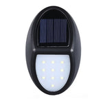 Luz de Parede LED Solar com Sensor de Movimento, 10 LEDs SMD 2835, IP65 Impermeável para Pátio Exterior