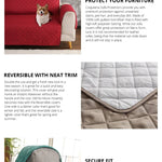 Capas Reversíveis para Sofá Laváveis à Máquina, Tapete Protetor Antiderrapante para Sofá Reclinável, para Cães e Gatos, 55x196cm, 130x196cm, 190x196cm