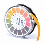 Papel indicador de pH 0-14 de 5 metros para teste alcalino e ácido para água, urina, saliva, kits de análise de teste de tornassol