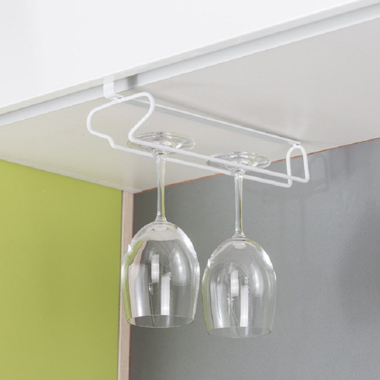 Suporte para Copos de Vinho em Ferro Forjado Copo de Pé Invertido Criativo, 3 PCS