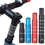 Elevador de altura para guiador de bicicleta de montanha FMFXTR em liga de alumínio, 8,5cm Preto, 8,5cm Vermelho, 8,5cm Azul, 11,4cm Preto, 11,4cm Vermelho, 11,4cm Azul, 14,4cm Preto, 14,4cm Vermelho, 14,4cm Azul, 17,5cm Preto, 17,5cm