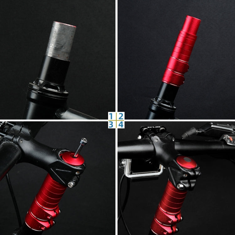 Elevador de altura para guiador de bicicleta de montanha FMFXTR em liga de alumínio, 8,5cm Preto, 8,5cm Vermelho, 8,5cm Azul, 11,4cm Preto, 11,4cm Vermelho, 11,4cm Azul, 14,4cm Preto, 14,4cm Vermelho, 14,4cm Azul, 17,5cm Preto, 17,5cm