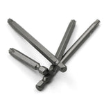 Conjunto de Brocas Vazadas Flor de Ameixa Multifuncional para Descascamento, 12 PCS 50mm, 11 PCS 75mm, 11 PCS 100mm