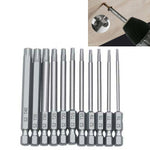 Conjunto de Brocas Vazadas Flor de Ameixa Multifuncional para Descascamento, 12 PCS 50mm, 11 PCS 75mm, 11 PCS 100mm