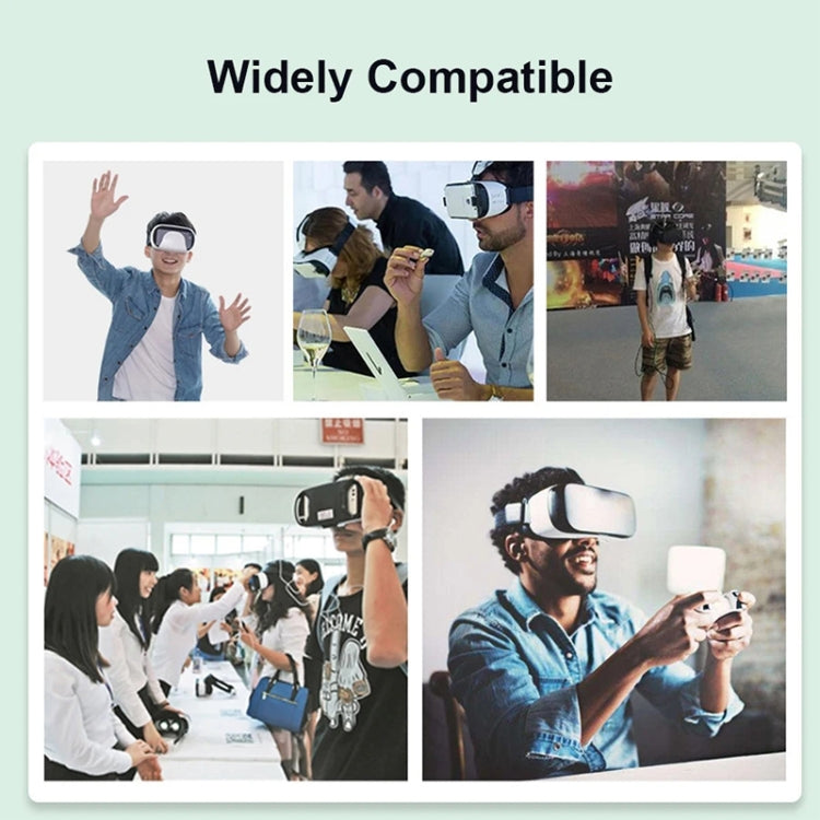 100 Peças Máscara de Olhos de Higiene Protetora Preta VR Máscaras Descartáveis para Óculos 3D VR