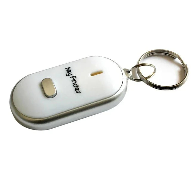 Localizador de Chaves com Apito LED Mini, Pisca e Bip, Controlo Remoto para Crianças