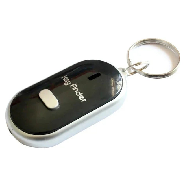 Localizador de Chaves com Apito LED Mini, Pisca e Bip, Controlo Remoto para Crianças