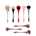 Pincel de Limpeza para Pó de Unhas Removedor de Glitter para Unhas Pincéis para Gel UV e Acrílico Ferramentas de Manicure, Dourado Rosa, Cabelo Cor Dourado Rosa, Vermelho, Rosa Cintura Pequena, Preto Cintura Pequena, Cor Degradé