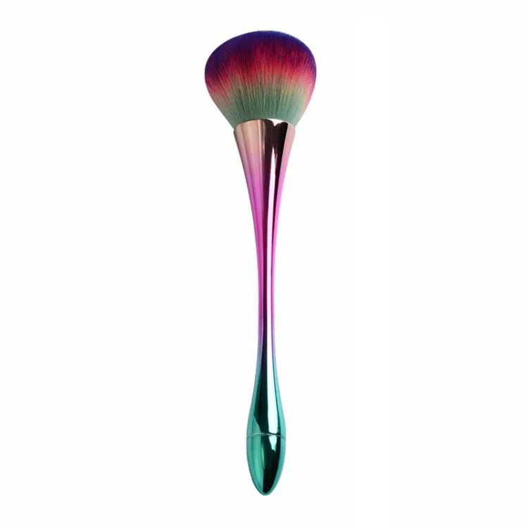 Pincel de Limpeza para Pó de Unhas Removedor de Glitter para Unhas Pincéis para Gel UV e Acrílico Ferramentas de Manicure, Dourado Rosa, Cabelo Cor Dourado Rosa, Vermelho, Rosa Cintura Pequena, Preto Cintura Pequena, Cor Degradé