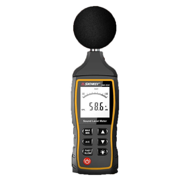 Medidor de decibéis de ruído portátil de alta precisão SNDWAY, SW523, SW524 (armazenamento + comunicação USB)