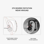 Auricular Bluetooth Sem Fios Mãos Livres CIRCE K5 Auriculares Bluetooth para Carro com Microfone