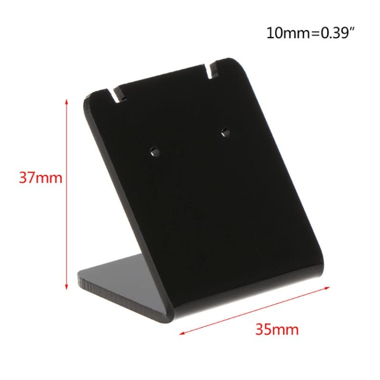 Suporte Expositor para Brincos 10 Peças/Conjunto em Acrílico em Forma de L Retangular, Suporte Profissional para Mostruário de Joias