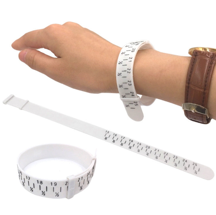 Ferramenta de Medição de Pulseira Estilo Cinto Círculo Padrão Medidor de Pulso Medidor de Joalharia para Fazer Pulseiras