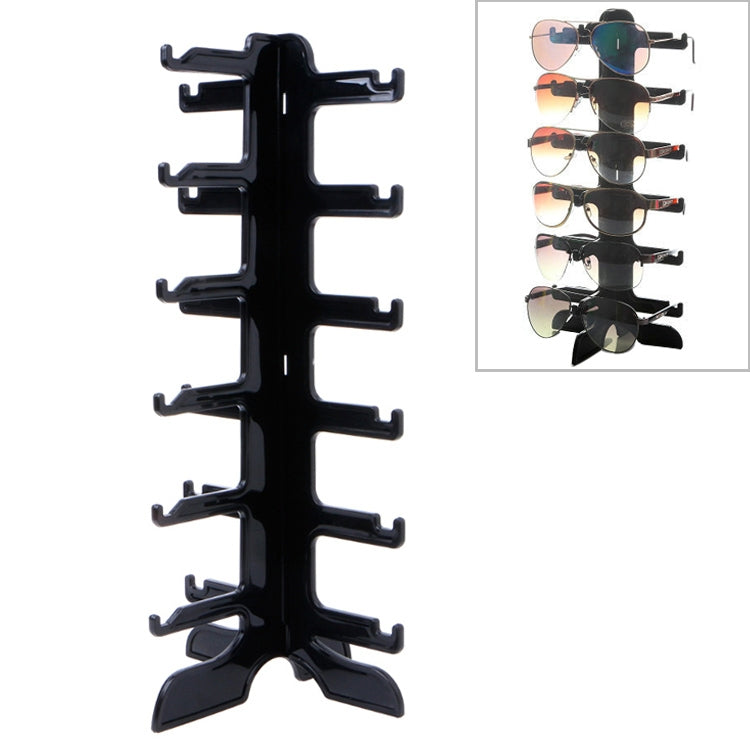 Suporte Organizador de Joias com 6 Níveis para Óculos de Sol, Óculos e Armações