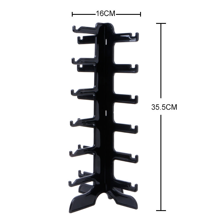 Suporte Organizador de Joias com 6 Níveis para Óculos de Sol, Óculos e Armações