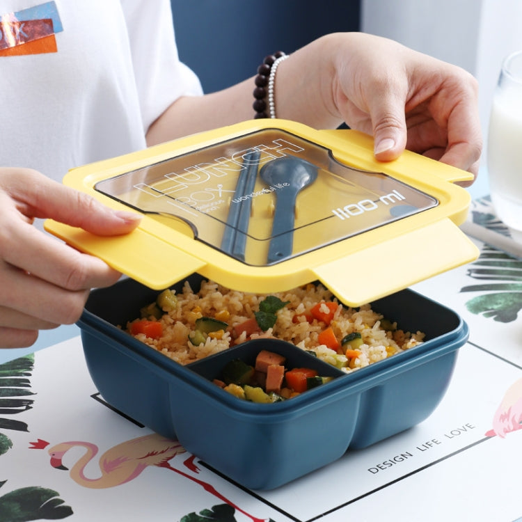 Caixa de Almoço Simples Selada à Prova de Fugas com Compartimentos, Entrega de Cor Aleatória